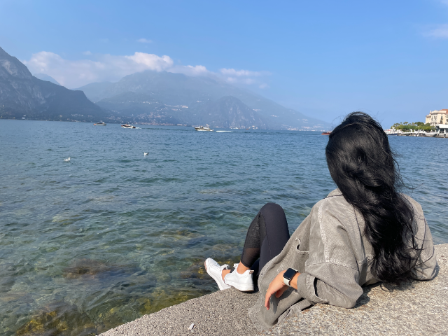 Alice at Lake Como